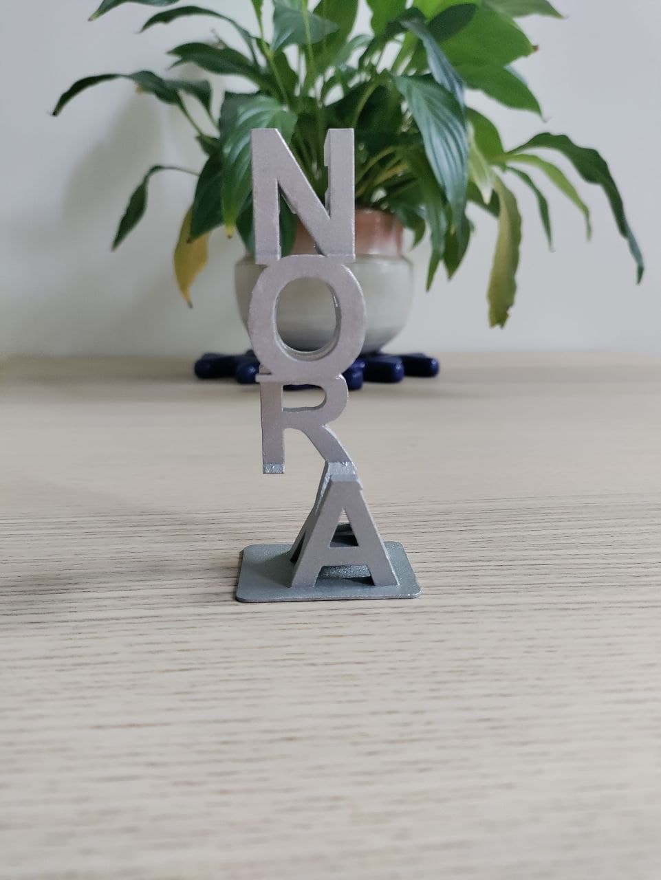 Nora & Erik — Aluminum Vertical — view 1